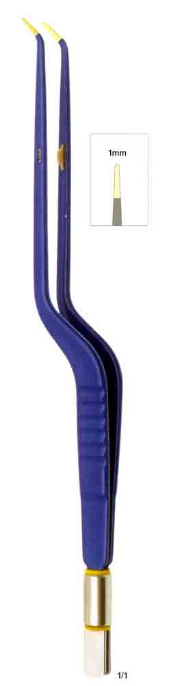 BİPOLAR BAYONET FORSEPS 1.0MM 19.5CM